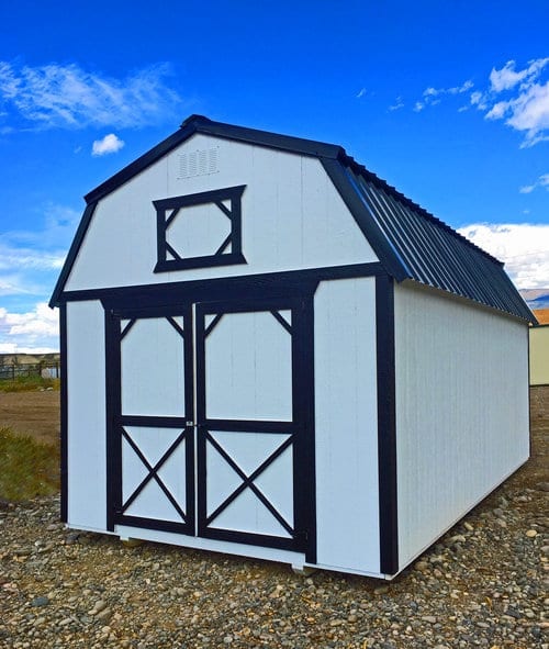 Painted Lofted Barn - Cumberland Buildings and Sheds